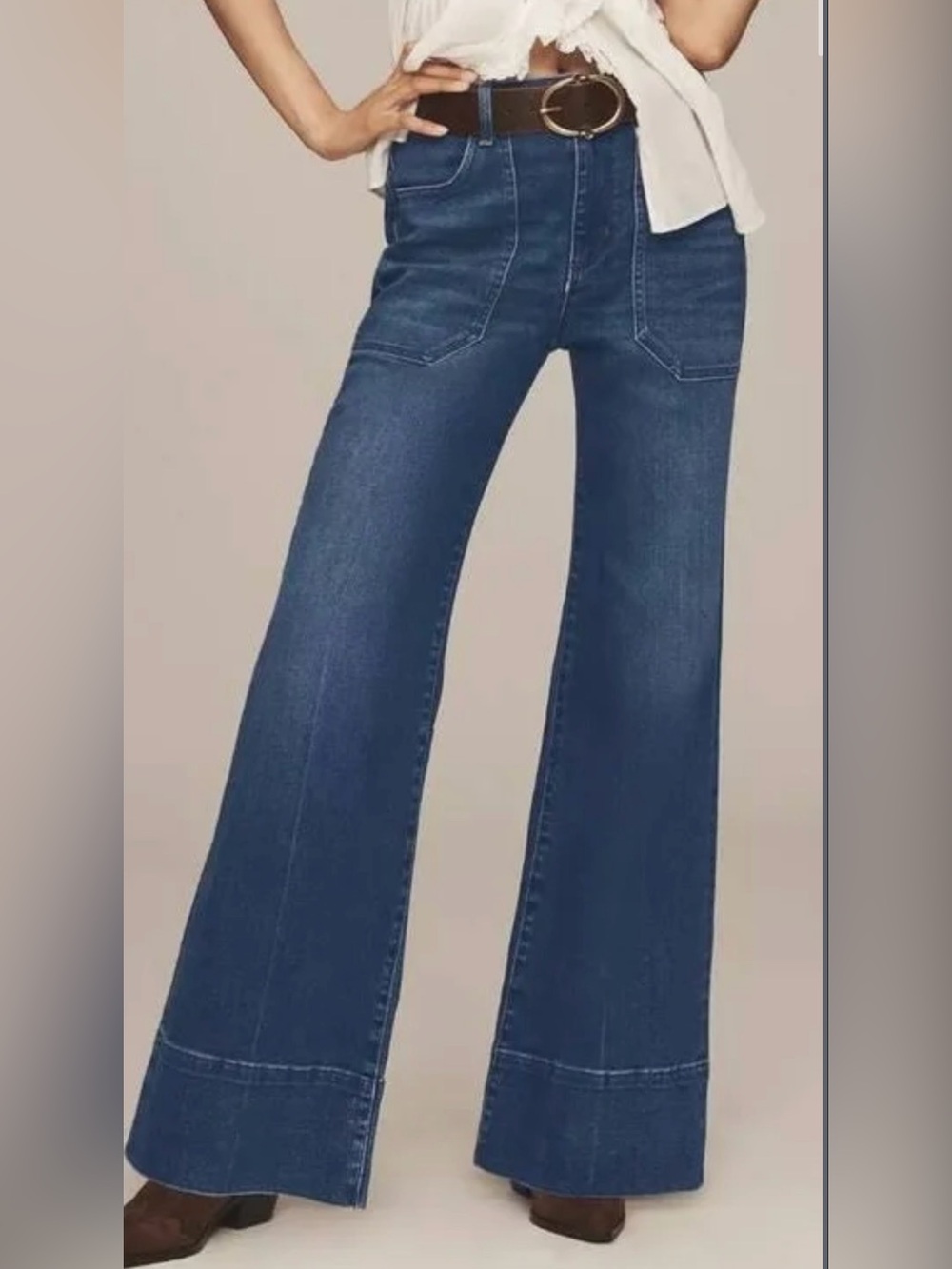 Pilcro Rylan High-Rise Women’s Jeans in Medium Blue Wash 32 Tall